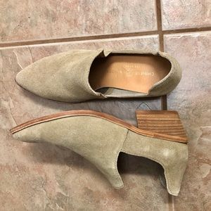 Suede Booties, Size 8.5